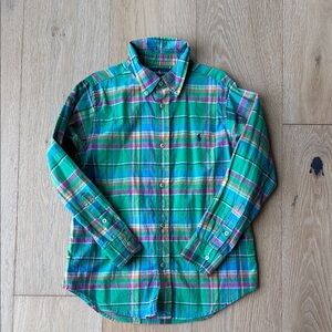 Polo by Ralph Lauren Green Plaid Button-Down Shirt